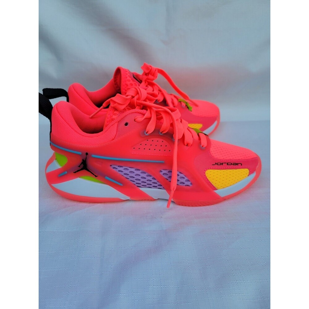 Nike Jordan Heir Series Size 5.5 Neon Pink Orange Shoes FZ2471-601 Brand New